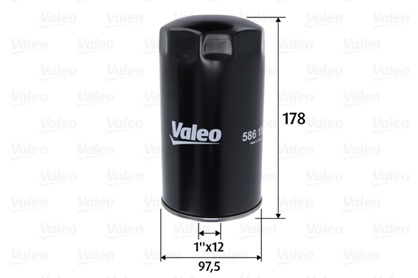 VALEO 586150 Olejový filtr